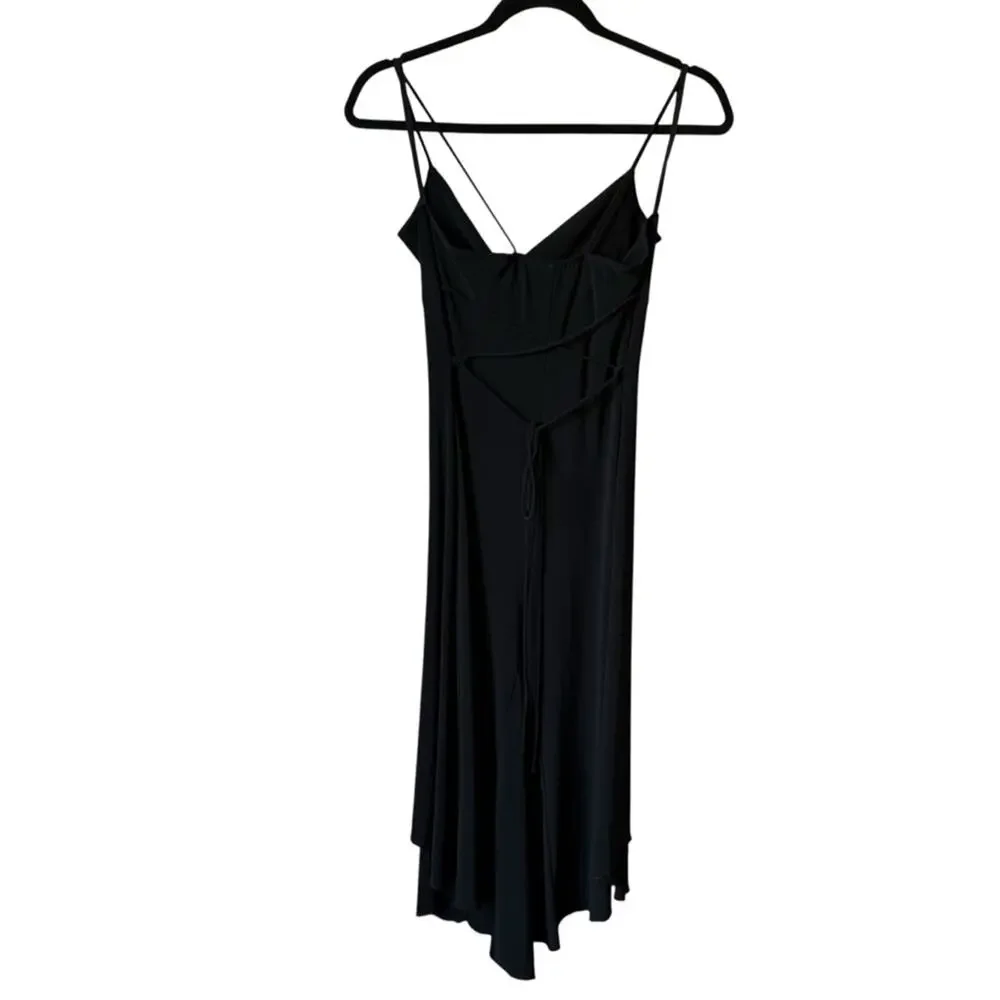 Elegant Little Black Sleeveless Dress Size Large